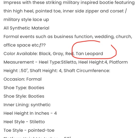 Leopard Pointed Toe Lace-up Bootie - Picture 8 of 8